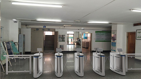 人臉識別翼閘效果圖是什么樣的？